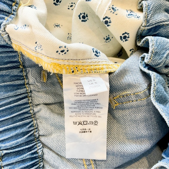 Anthropologie | PILCRO & LETTERPRESS Blue Demin Wide Legged Jeans - Picture 4 of 16